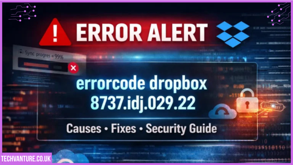 Errorcode Dropbox 8737.idj.029.22: Ursachen, Lösungen und FAQs errorcode dropbox 8737.idj.029.22