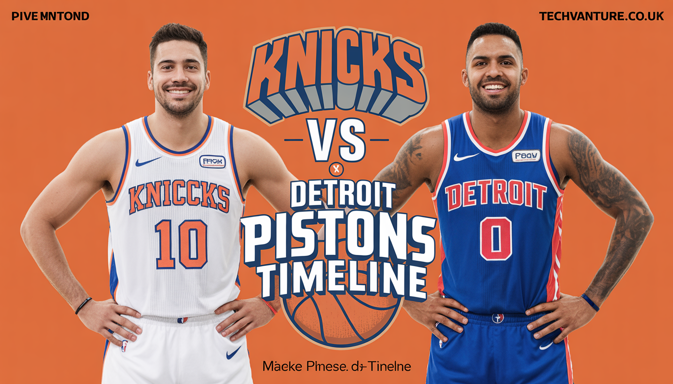 Knicks vs Detroit Pistons Timeline