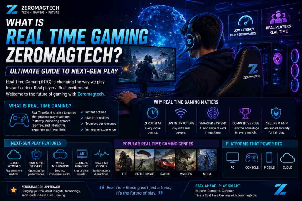 What is Real Time Gaming Zeromagtech? Ultimate Guide to Next-Gen Play What is Real Time Gaming Zeromagtech?